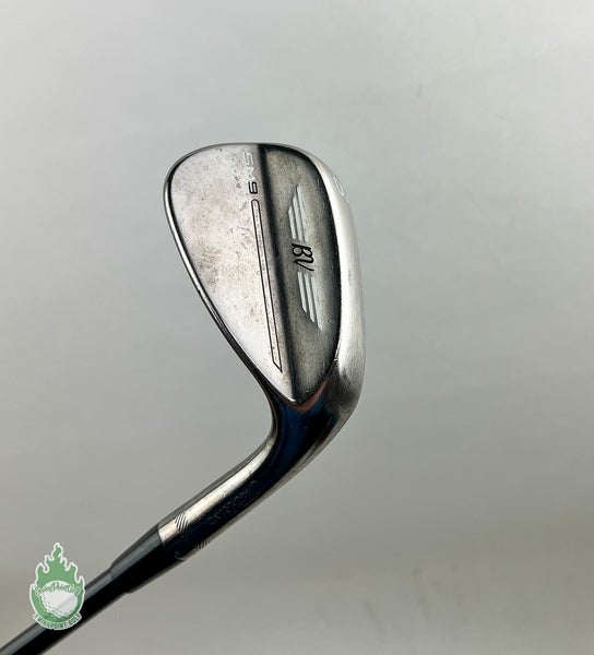 Used Titleist Vokey SM9 F Grind Brushed Steel Wedge 50*-12 Senior Graphite Golf