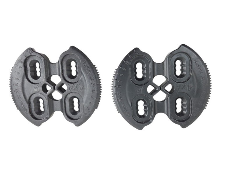 Burton Snowboard Binding 4 Hole Re:Flex Discs Black Pair