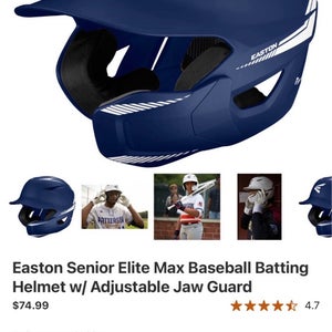 Large/Extra Large Easton Elite X Batting Helmet (Used)