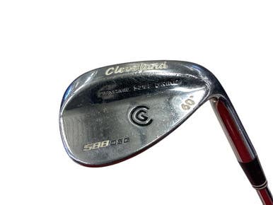 Used Cleveland 588 60 DEGREE Golf Wedge Mens RH 60 Degree 11846-S000099315