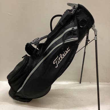 Used Titleist PLAYERS 4 Mens Stand Bag Black And White 11725-S000494816