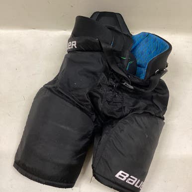 Used Bauer BAUER HOCKEY PANTS JR MD Junior Pant Black MD 11725-S000495409