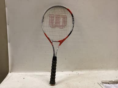 Used Wilson TITANIUM 3 Adult Tennis Racquet Red 4 1/4" 11725-S000496394