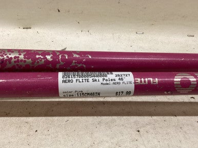 Used AERO FLITE Womens DH Ski Pole Pink 115 cm / 46 in 11725-S000496457