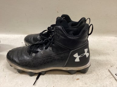 Used Under Armour HIGH ANKLE FB CLEATS Adult FB Cleats Black Senior 7.5 11725-S000496485