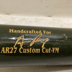Used Marucci AR27 CUSTOM CUT-YM BB/SB Wood Bat 28" 11725-S000496505