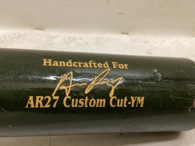 Used Marucci AR27 CUSTOM CUT-YM BB/SB Wood Bat 28" 11725-S000496505