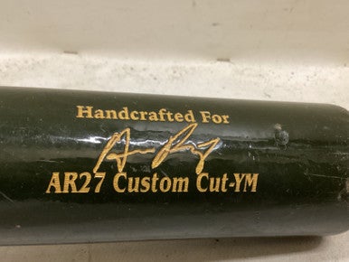 Used Marucci AR27 CUSTOM CUT-YM BB/SB Wood Bat 28" 11725-S000496505