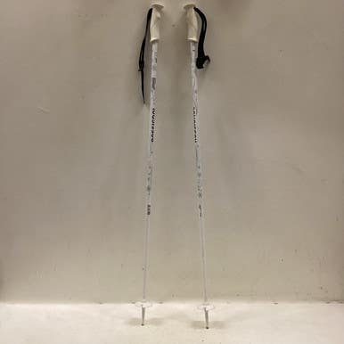 Used Rossignol SNOWFLAKE Boys DH Ski Pole White 105 cm / 42 in 11725-S000495250