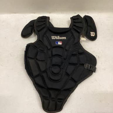 Used Wilson JR CHEST PROTECTOR Catchers Chest Protector Black Junior 11725-S000495887