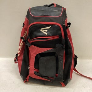 Used Easton BACK PACK - RED BB/SB Player Backpack Black And Red 11725-S000495889