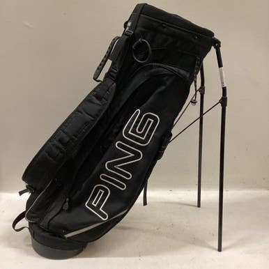 Used Ping HOOFER LITE Mens Stand Bag Black 11725-S000495898