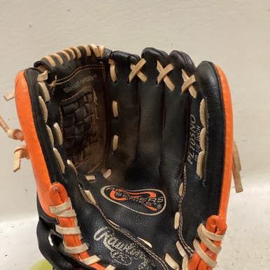 Used Rawlings PL105NO BB/SB Glove RH Throw Black 10 1/2" 11725-S000495905