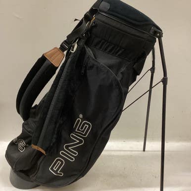 Used Ping HOOFER Mens Stand Bag Black 11725-S000496040