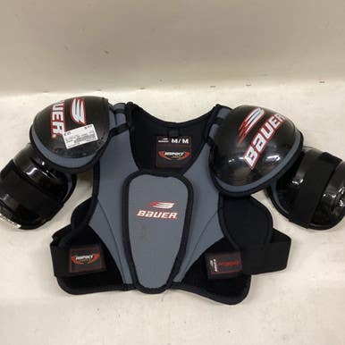 Used Bauer IMPACT 300 Junior Shoulder Pads MD 11725-S000496051
