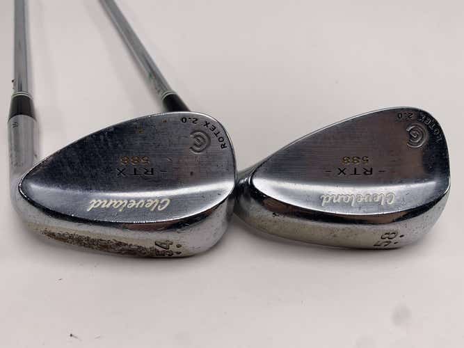 Cleveland 588 RTX 2.0 Tour Satin Wedge Set 54* 10 | 58* 10 DG Wedge Mens RH