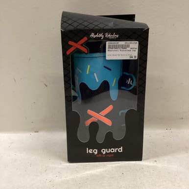 Used BB/SB Shin/Foot Protector Black And Carolina Blue 11725-S000494397