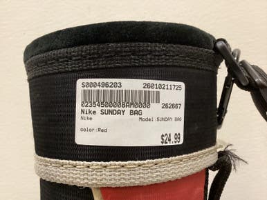 Used Nike SUNDAY BAG Mens Stand Bag Red 11725-S000496203