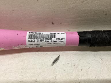 Used HELLO KITTY BB/SB T-Ball Bat 24" 11725-S000496201