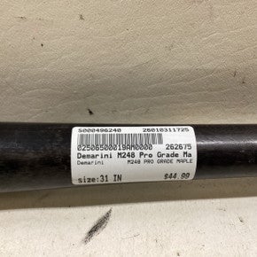 Used Demarini M248 PRO GRADE MAPLE BB/SB Wood Bat 31" 11725-S000496240