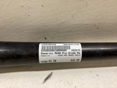 Used Demarini M248 PRO GRADE MAPLE BB/SB Wood Bat 31" 11725-S000496240