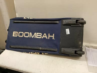 Used BoomBah CATCHERS WHEELED BAG BB/SB Player Wheeled Bag Navy Blue 11725-S000496268
