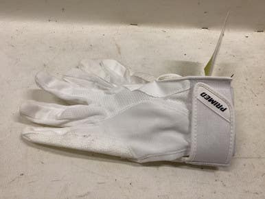 Used Primed BB/SB Batting Gloves White SM 11725-S000496288