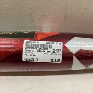 Used Demarini ZBY-24 ZOA BB/SB USSSA 2 3/4 Bat 26" 11725-S000496292