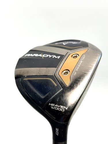Callaway Paradym Heavenwood 7 Wood 20 HZRDUS Silver 60g Regular 43in