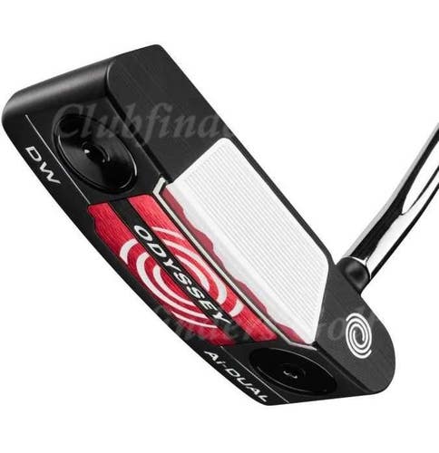 NEW Odyssey 2026 Ai-DUAL Double-Wide 34" Double-Bend Putter SL90 w/ HC
