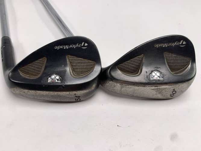 TaylorMade Rac Black TP Wedge Set 54* 10 | 60* 6 Wedge Steel Mens RH