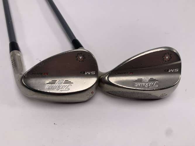 Titleist Vokey SM6 Steel Grey Wedge Set 54* 8 | 58* 12 Kuro Kage Regular Mens RH