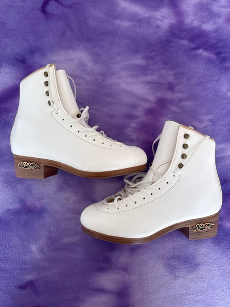 White SP-TERI Figure Skates Adult 5.5 (New)