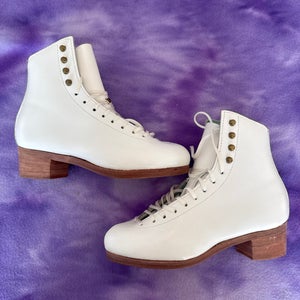 White SP-TERI Figure Skates Adult 5.5 (New)