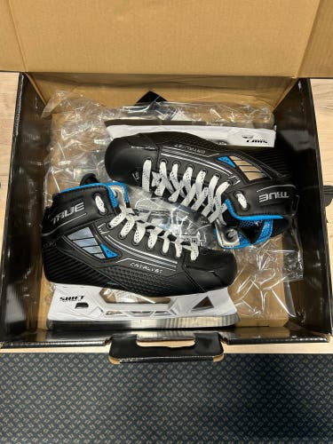2024 True Catalyst 5X4 Hockey Goalie Skates Regular Width 8 (New)