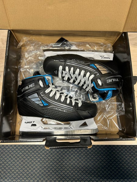 2024 True Catalyst 5X4 Hockey Goalie Skates Regular Width 8 (New)