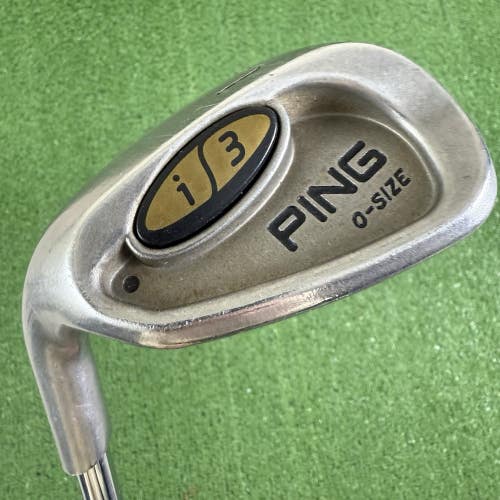 Ping i3 O-Size Black Dot LW Lob Wedge JZ Cushin Steel Stiff Flex Left Handed 35