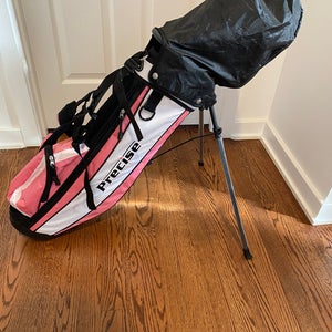 Precise X7 Kids Golf Clubs Set (Left Hand) 5 clubs with self-standing bag - Ages 6-8