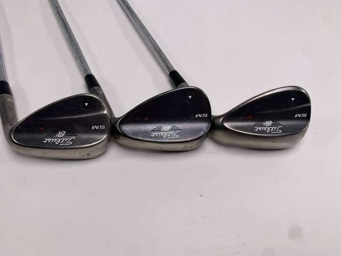 Titleist Vokey SM6 Steel Grey Wedge Set 50* 8 | 54* 14 | 58* 8 Wedge Mens RH