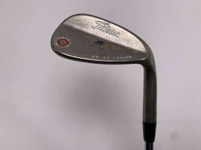 Titleist Vokey Spin Milled Black 2009 Gap Wedge GW 52* 8 Bounce Wedge Mens RH