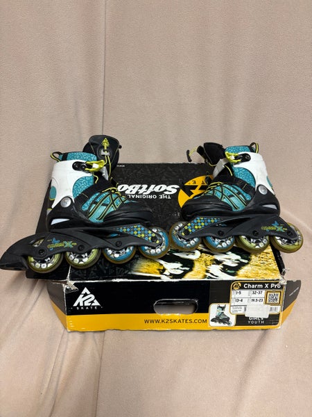 K2 adjustable Cham Pro Inline Skates Regular Width Size 1 (Used)