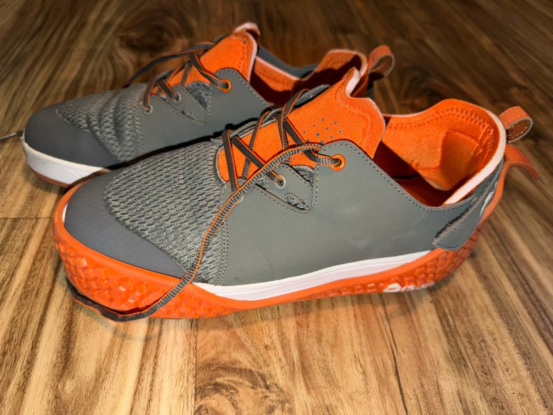 Mens Olson Curling Shoes Orange Size M 8.5 with Gripper