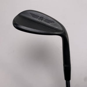Titleist Vokey SM9 Jet Black Lob Wedge LW 60* 10 Bounce S-Grind Wedge Mens RH