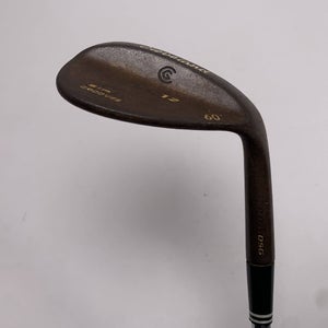 Cleveland CG12 Raw DSG RTG+ Lob Wedge LW 60* Wedge Steel Mens RH