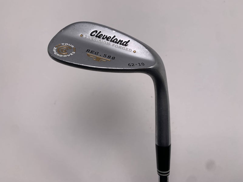 Cleveland 588 Chrome 2012 Lob Wedge LW 62* 10 Bounce Wedge Steel Mens RH +1"