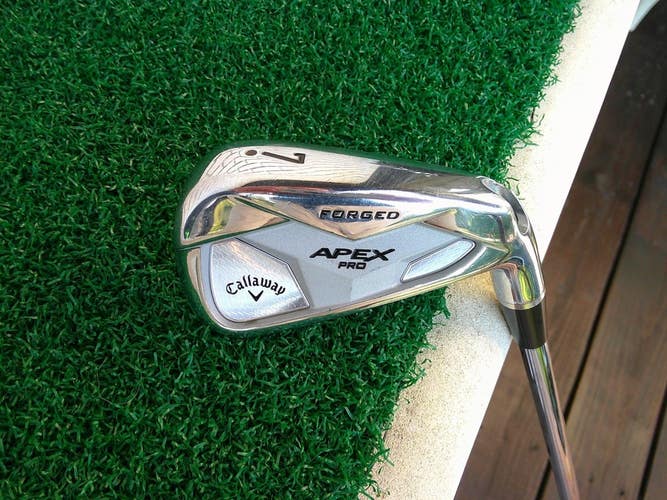 Callaway APEX PRO 19' Forged 7-Iron Fitting Club w/ ELEVATE Stiff Flex Shaft