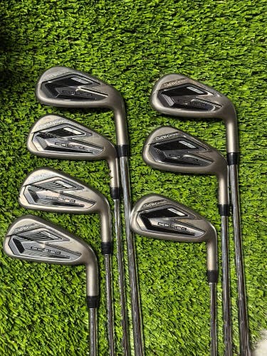 Cobra DarkSpeed Iron Set 4-PW Stiff Flex KBS S-Taper Lite 105g Steel Shafts RH