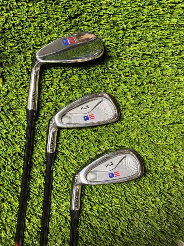 USKG PL3 3 Junior golf clubs Set 7, 9, Sand Wedge Performance Youth Flex LH