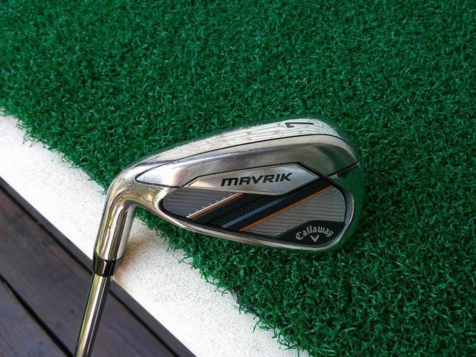Callaway MAVRIK 7-Iron w/ True Temper ELEVATE Stiff Flex Shaft - LEFTY