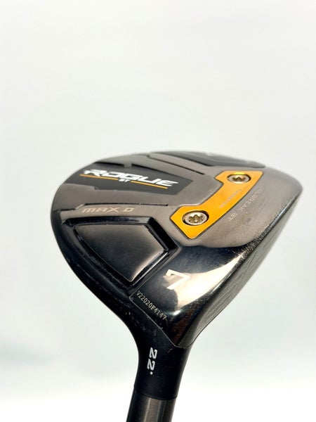 Callaway Rogue ST Max D 7 Wood 22 Cypher Black 50g Regular Flex Fairway Wood